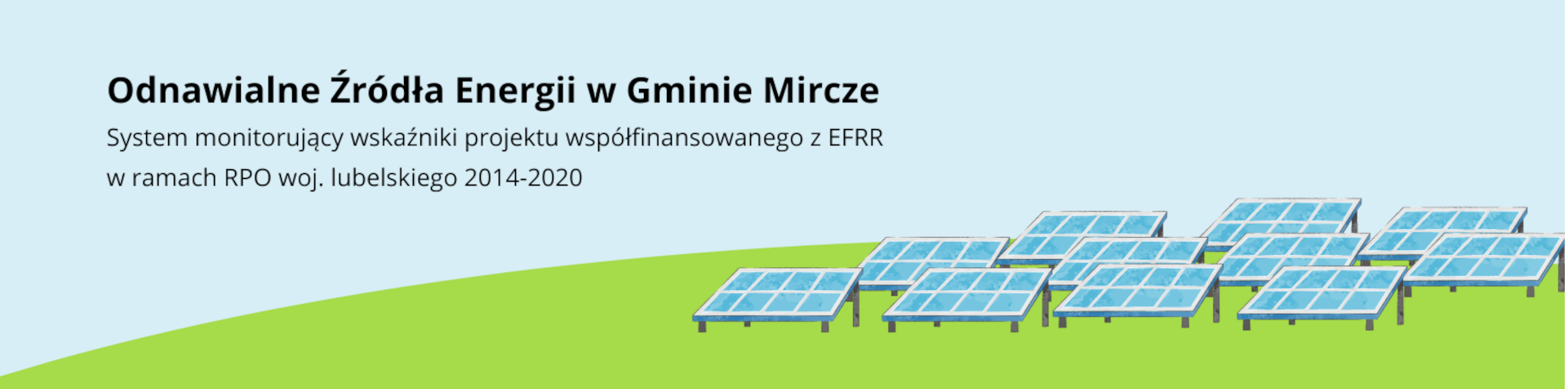 Baner ozdobny oze Mircze
